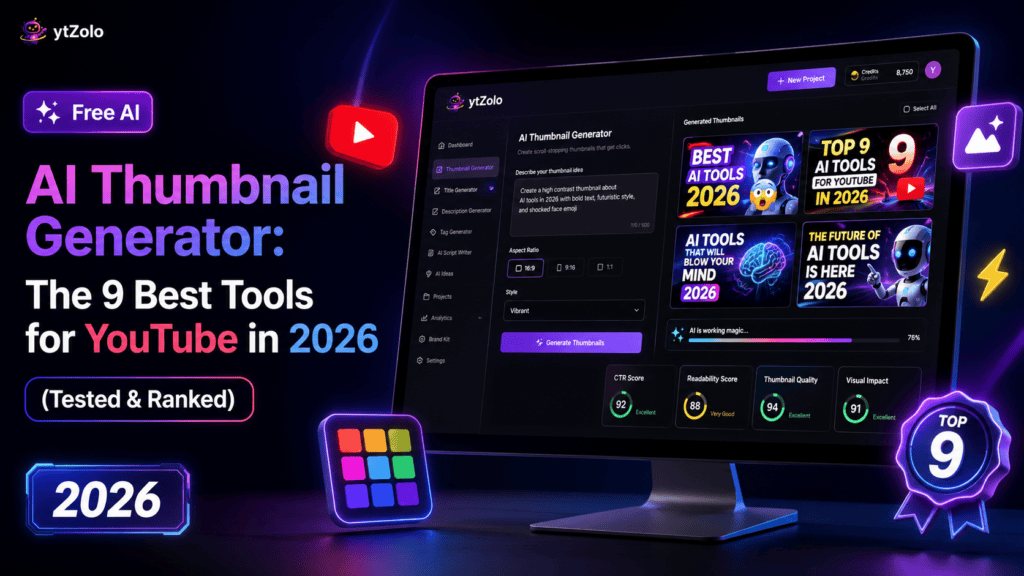 The Free AI Thumbnail Generator That's Quietly Helping Creators 10x Their Views (While Others Are Still Using Canva Templates)