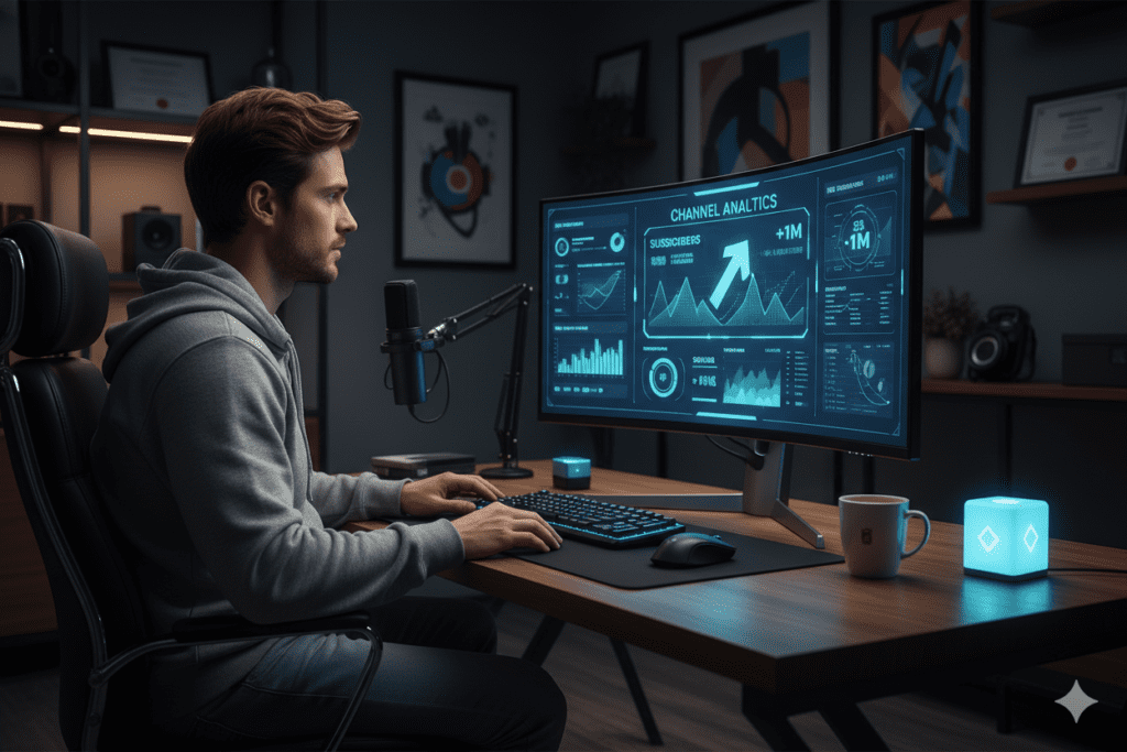 Current image: The Secret Weapon Smart YouTubers Use to Get More Clicks (Hint It's an AI Title Generator for YouTube)