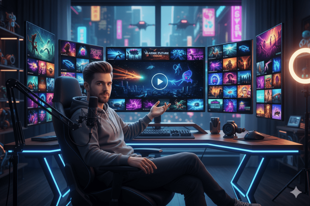 Current image: The Ultimate Thumbnail Generator for YouTube How AI Is Changing the Game for Creators in 2026