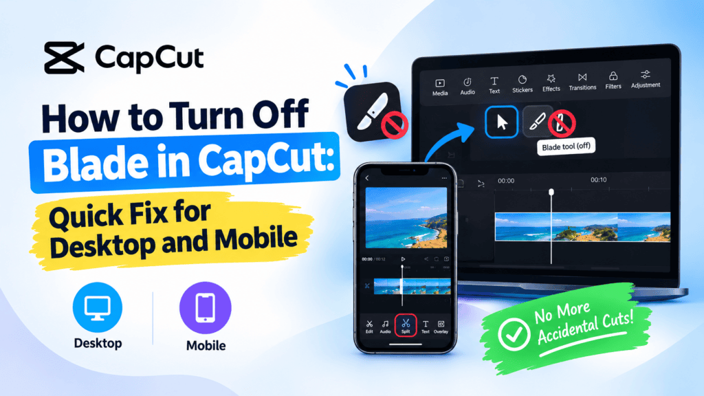 How to Turn Off Blade in CapCut: Quick Fix for Desktop and Mobile 1 Current image: How to Turn Off Blade in CapCut: Quick Fix for Desktop and Mobile