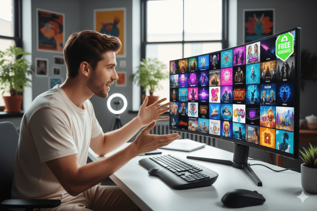 Current image: You Don't Need to Pay a Designer The Best YouTube Thumbnail Generator AI Free Tools in 2026 (And Why One Crushes the Rest)