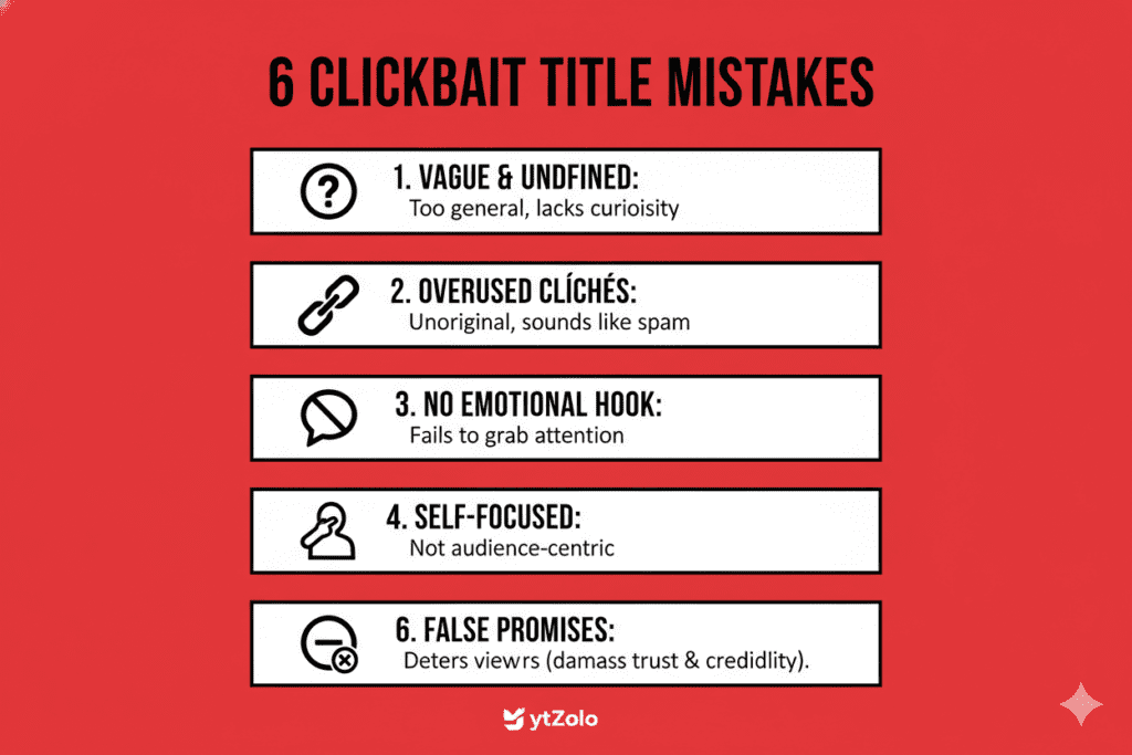 YouTube clickbait title generator AI