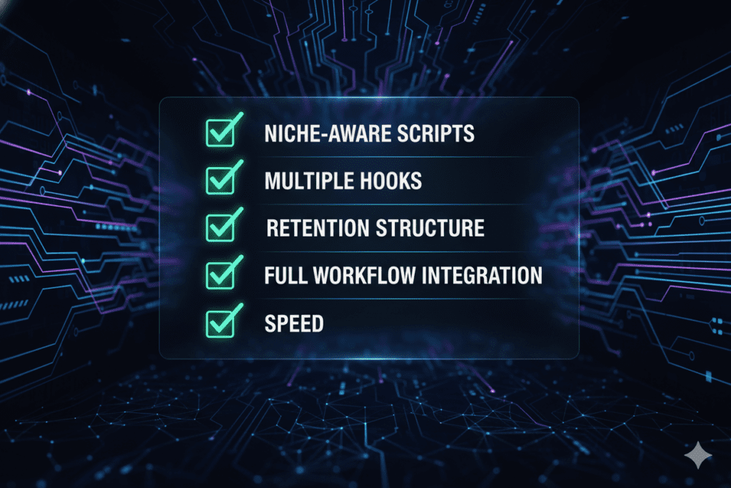 YouTube script generator 2026