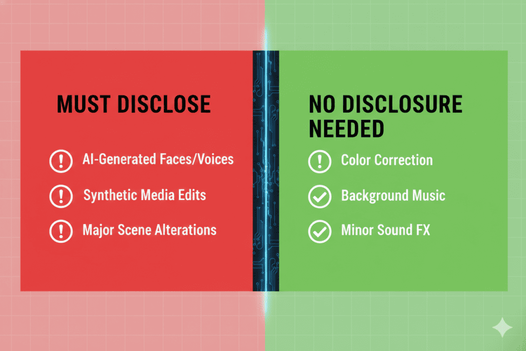 YouTube synthetic media policy disclosure requirements