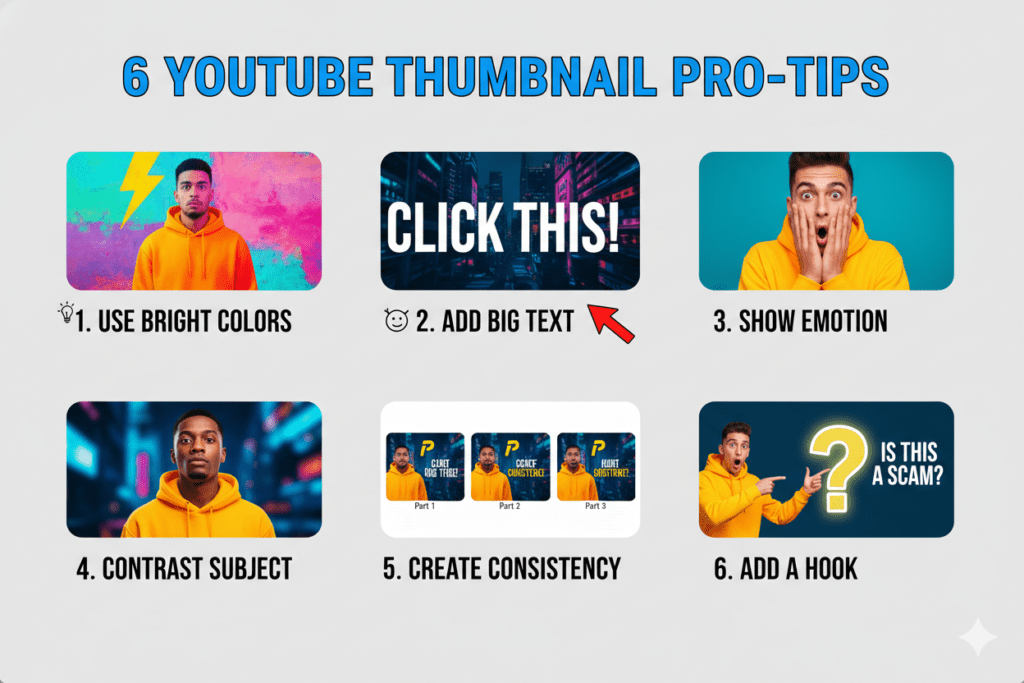 YouTube thumbnail creator
