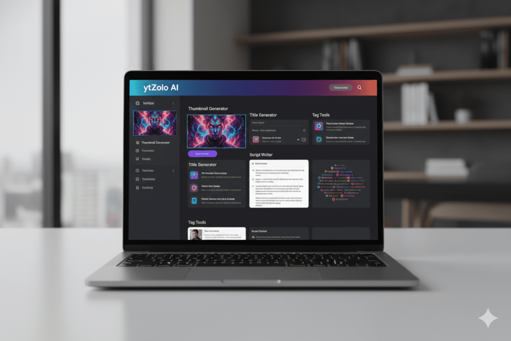 YouTube thumbnail design AI tool