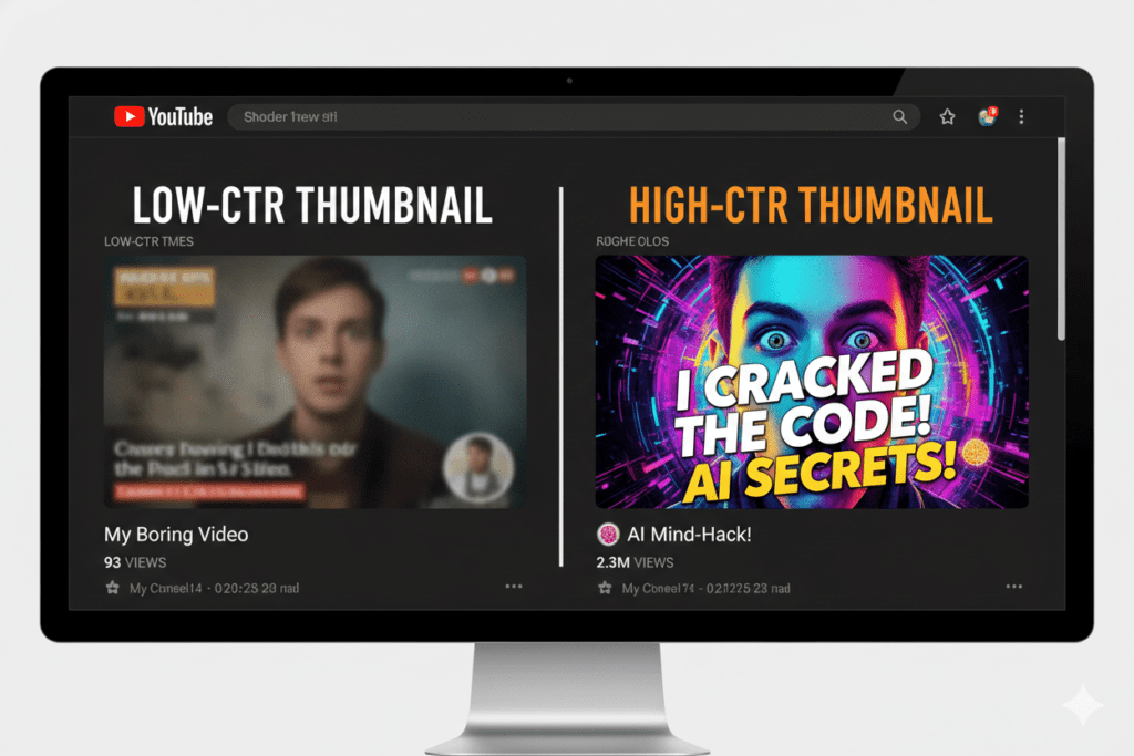 YouTube thumbnail generator AI