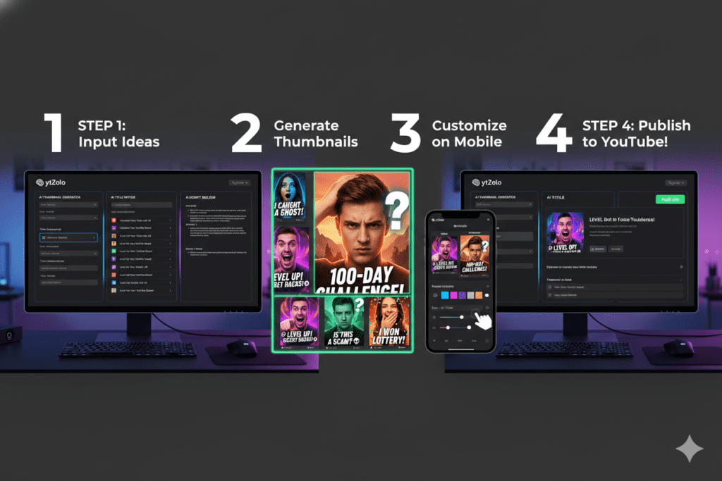YouTube thumbnail generator AI