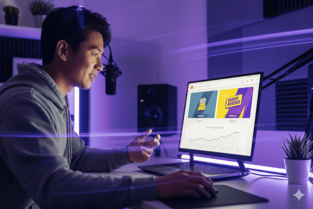 YouTube thumbnail generator from video AI