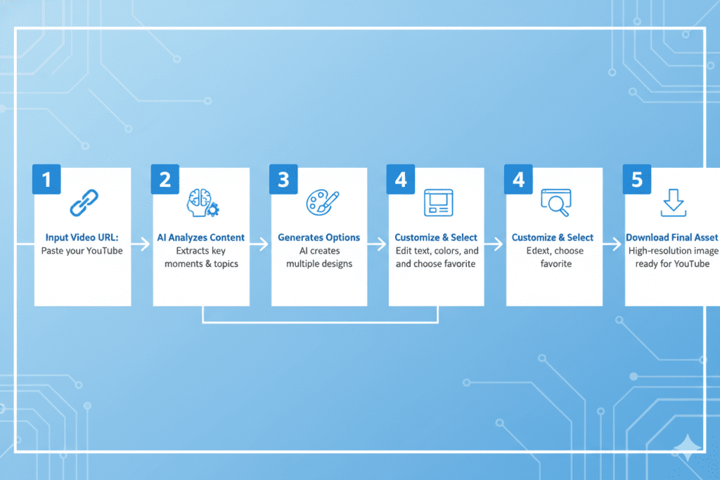 YouTube thumbnail generator from video AI