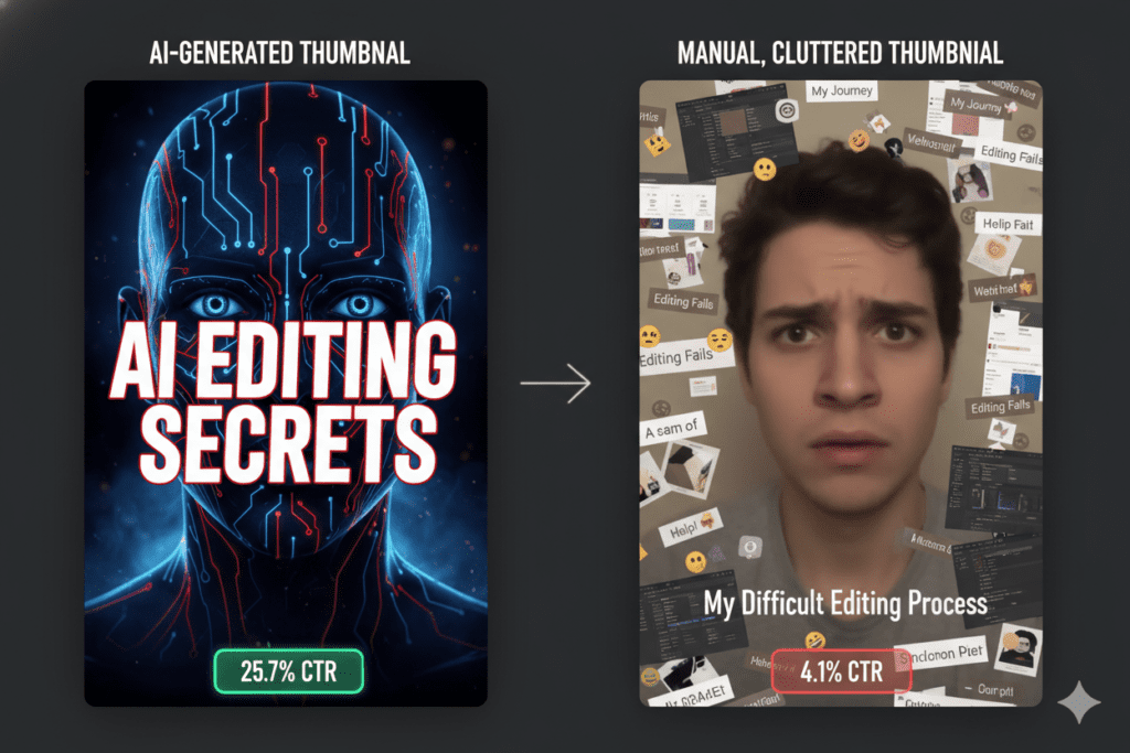 YouTube thumbnail generator online free AI