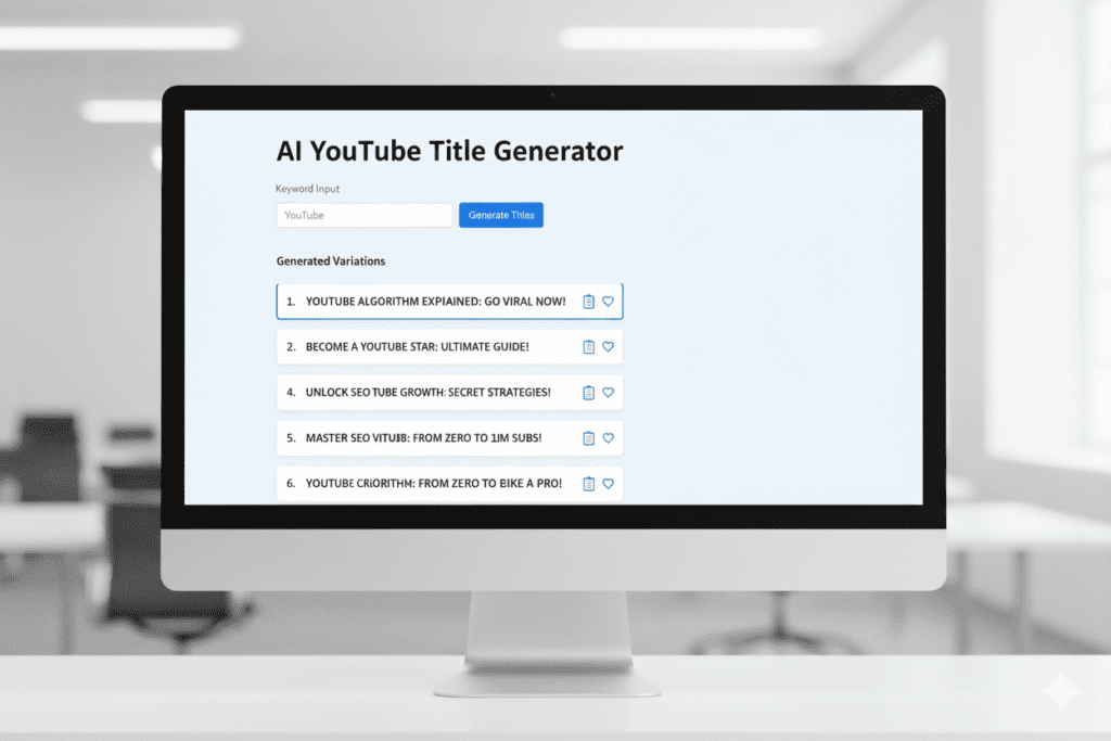 YouTube title optimization