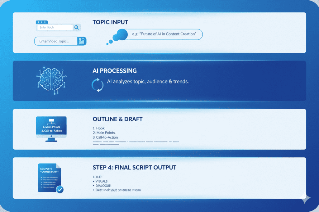 ai script generator for youtube videos