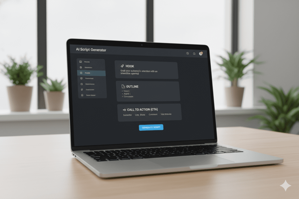 automatic YouTube script generator