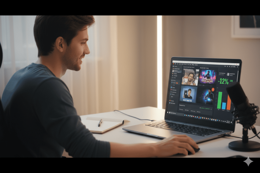 automatic YouTube thumbnail creator