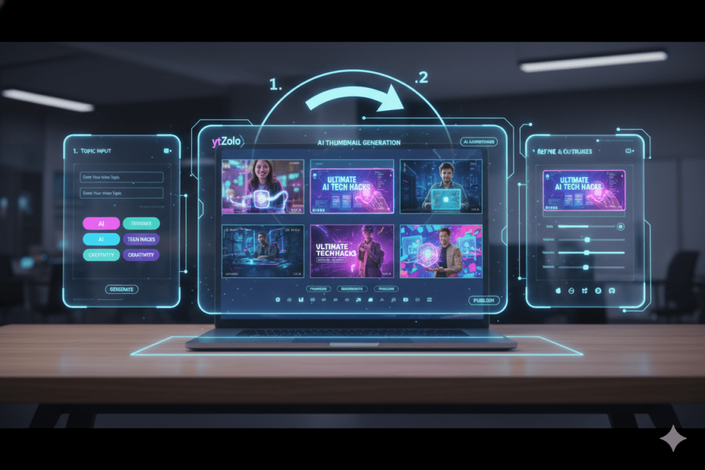 automatic YouTube thumbnail creator