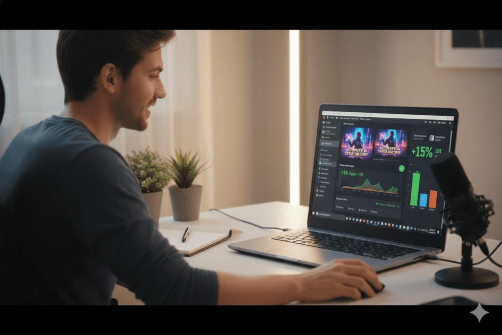 automatic YouTube thumbnail creator