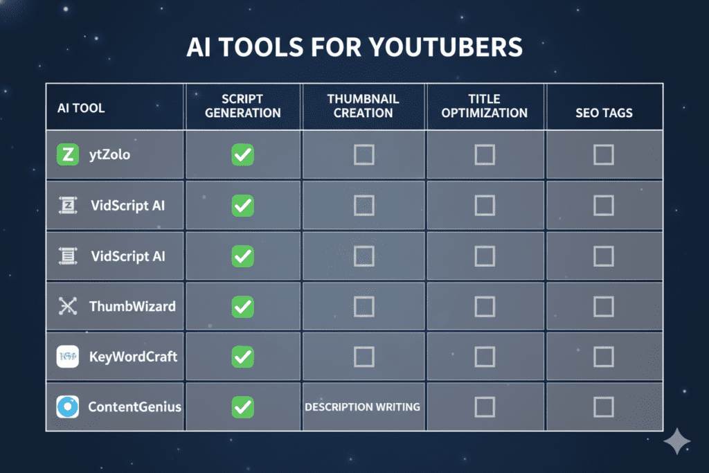 best AI script writer for YouTube