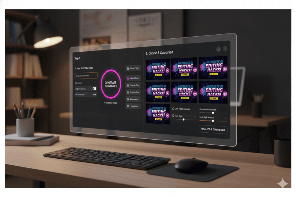 best free AI thumbnail creator for YouTube