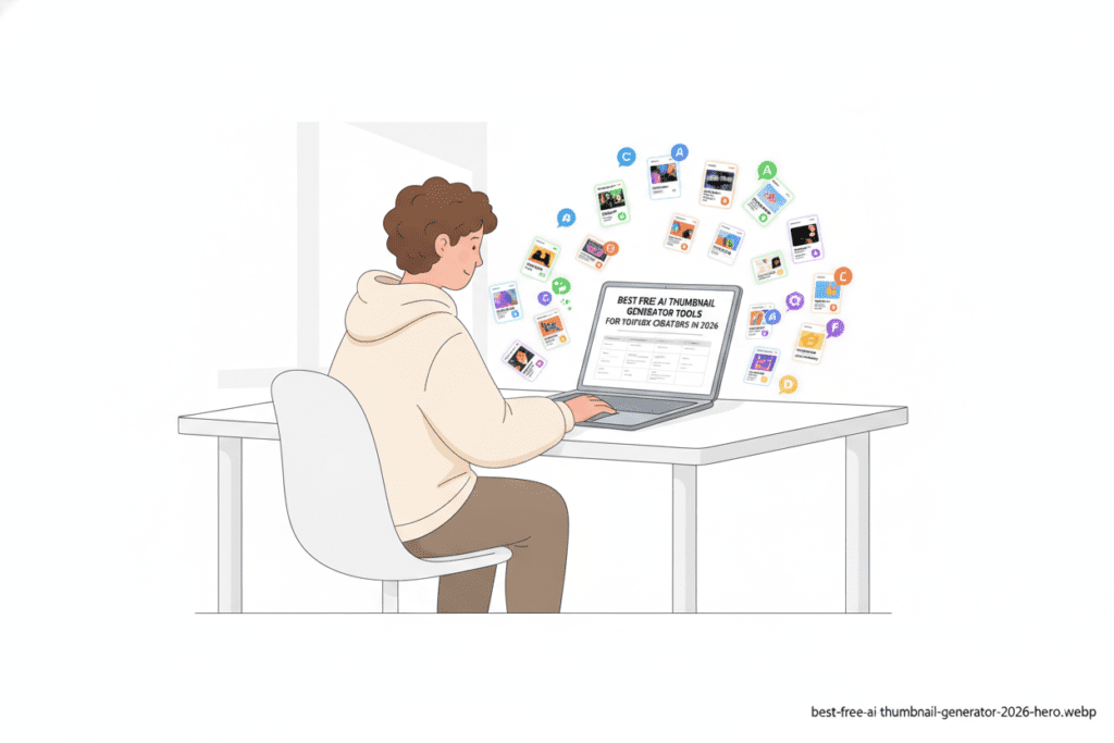 Best free AI thumbnail generator tools comparison for YouTube creators in 2026