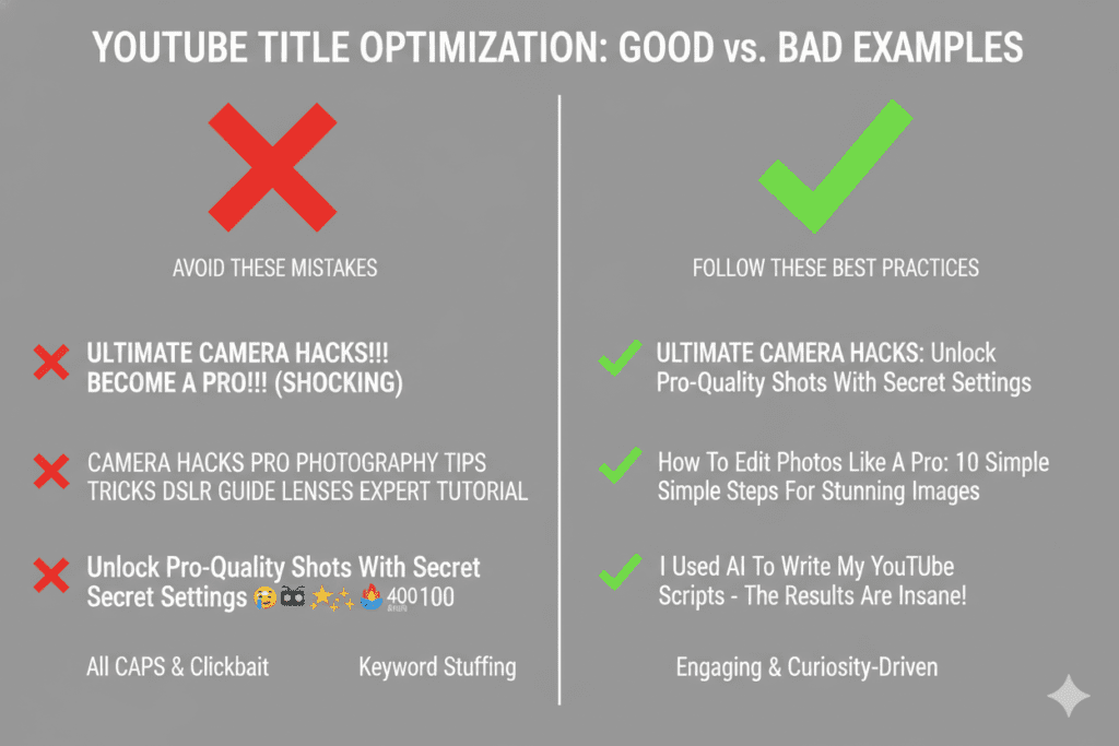 best title length for YouTube videos