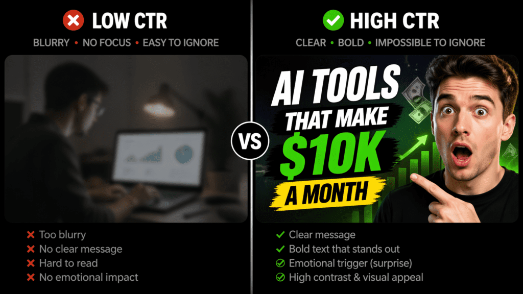 create a thumbnail for youtube ai