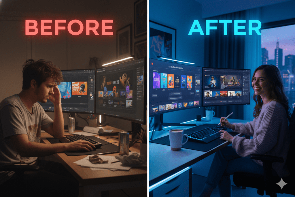 free ai thumbnail maker for youtube