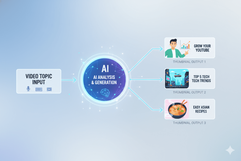 generate youtube thumbnail with ai