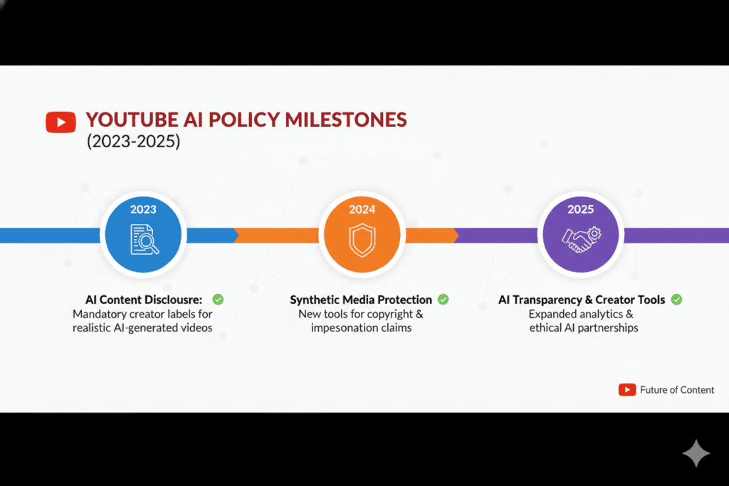 how to disclose AI content YouTube