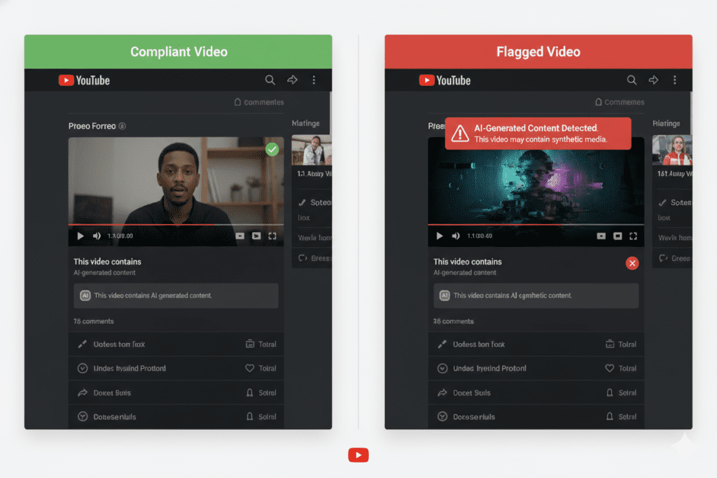 youtube policy on ai generated content disclosure