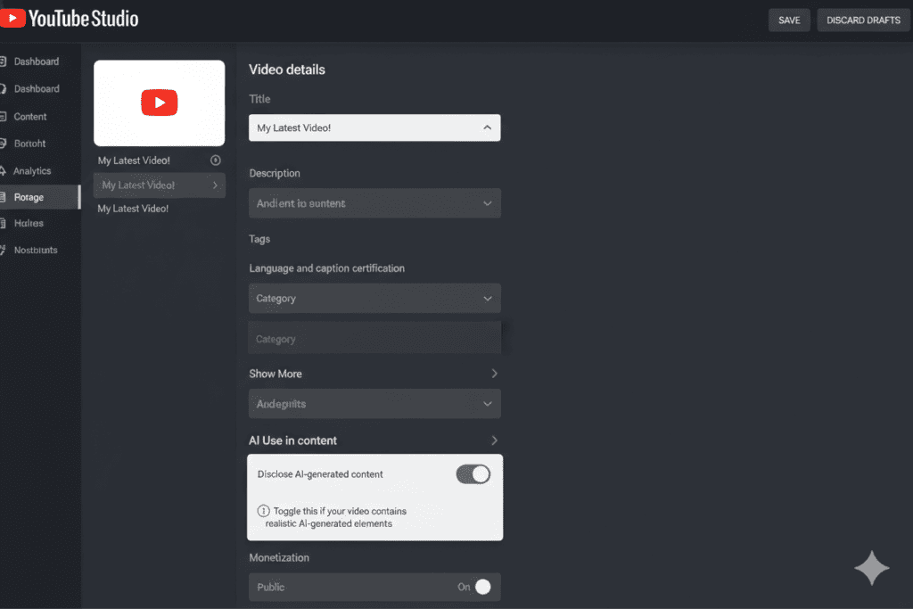 YouTube Just Made AI Disclosure Mandatory in 2026. Here's What Happens If You Ignore It. 4 YouTube synthetic content disclosure requirements