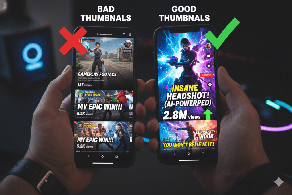 Why Your Gaming Shorts Are Getting Ignored (And How an AI Vertical Thumbnail Maker Fixes It) 10 AI thumbnail creator for YouTube Shorts