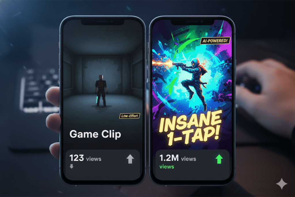 Why Your Gaming Shorts Are Getting Ignored (And How an AI Vertical Thumbnail Maker Fixes It) 2 AI vertical thumbnail maker for gaming shorts