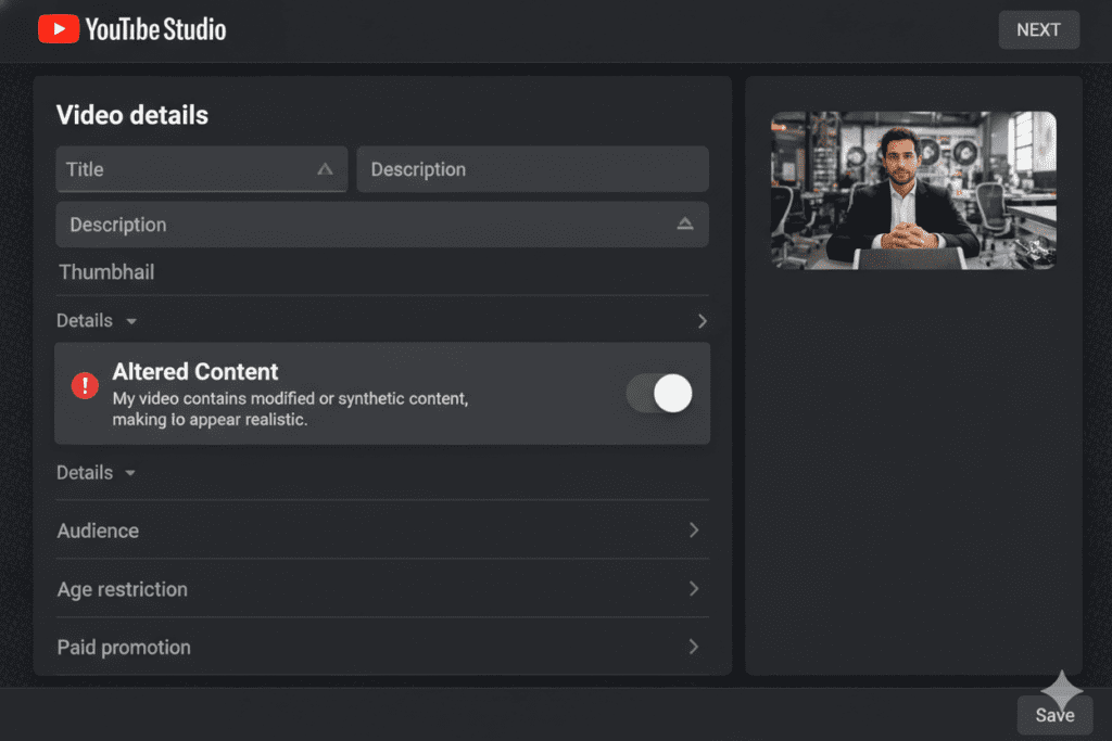 YouTube's Altered or Synthetic Content Disclosure Policy 2026: The Complete Creator's Survival Guide (Don't Risk Your Channel) 3 YouTube AI Generated Content Disclosure Policy 2026