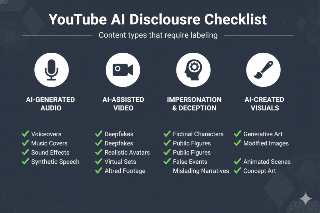YouTube AI Generated Content Disclosure Requirements: Everything Creators Must Know Before It's Too Late 4 YouTube monetization AI rules