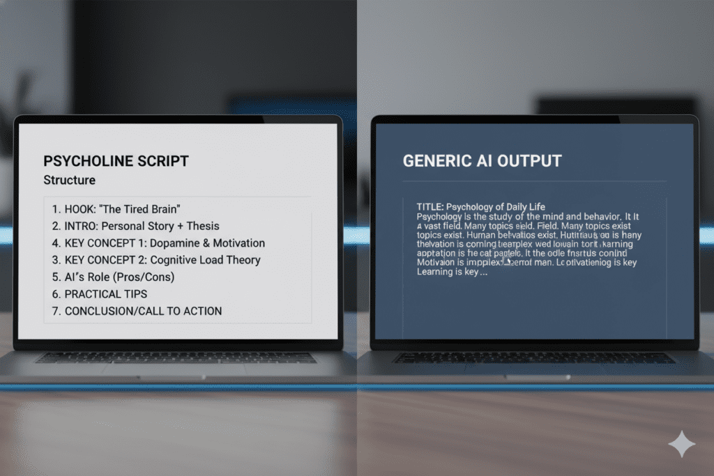 I Tried Every AI Tool to Write Psychology YouTube Scripts. One Actually Won. 3 best ai youtube script writer for dark psychology niche