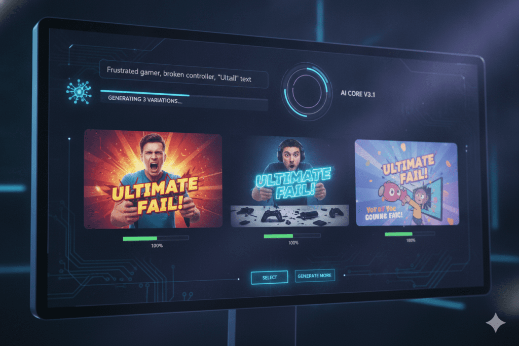 Stop Sleeping on This: The Best Free AI YouTube Thumbnail Generator That's Making Small Channels Explode in 2026 4 free AI thumbnail tool