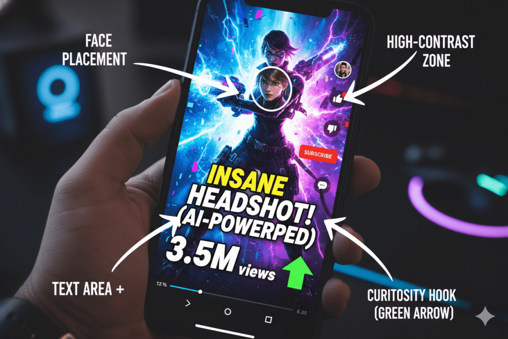 Why Your Gaming Shorts Are Getting Ignored (And How an AI Vertical Thumbnail Maker Fixes It) 5 how to create gaming Shorts thumbnails with AI
