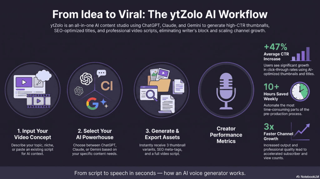 AI Voice Generator — Turn Text into Natural-Sounding Speech 1 I voice generator turning written text into natural-sounding speech waveform