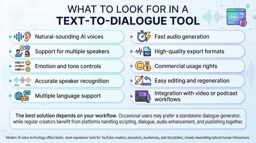 Text to Dialogue: Complete Guide to AI Multi-Speaker Voice Generation (2026) 5 Best Text to Dialogue Tools Compared (2026)