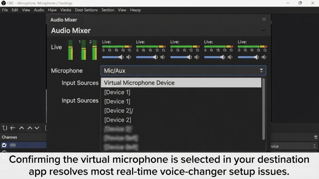 Real-Time AI Voice Changer: How to Change Your Voice Live in 2026 6 Confirming the virtual microphone is selected in your destination app resolves most real-time ai voice changer setup issues.