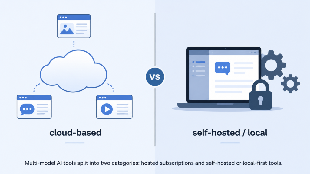 13 Best Poe AI Alternatives in 2026 (Tested & Compared) 4 Multi-model AI tools split into two categories hosted subscriptions and self-hosted or local-first tools.