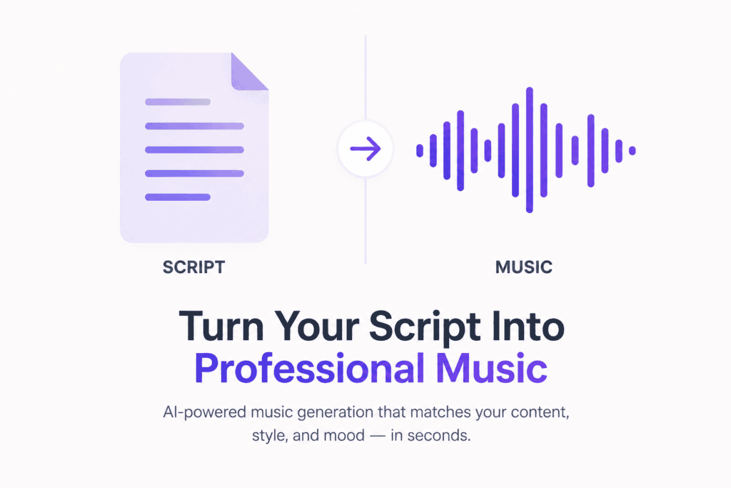 ytZolo vs TunePocket: Which One Actually Belongs in Your YouTube Workflow? 1 Split-screen icon comparison of a script document and a music waveform