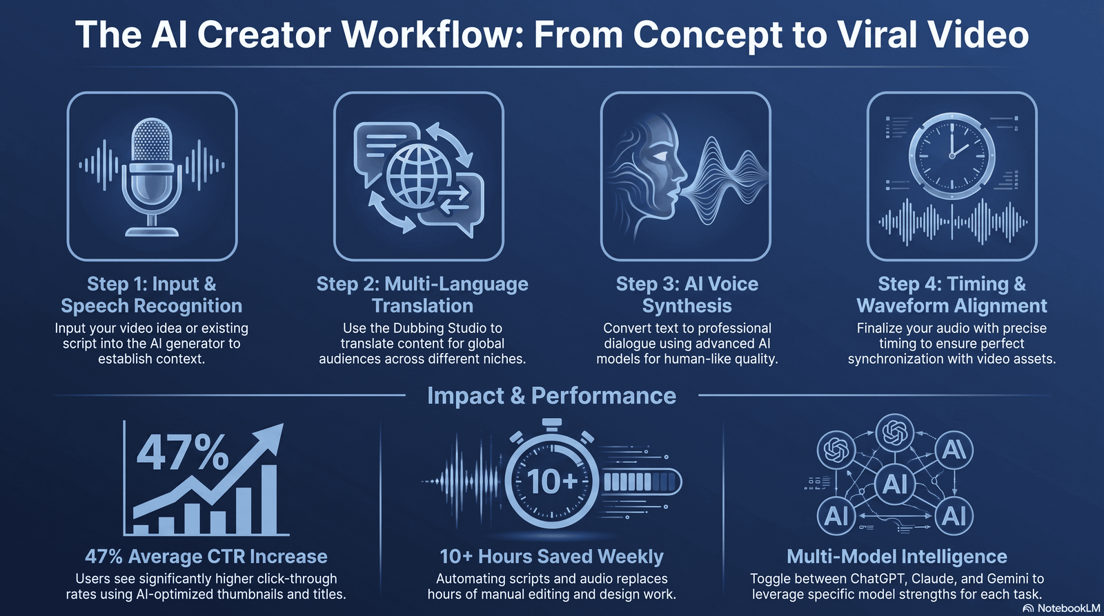 ai dubbing accuracy pipeline diagram from transcription to voice synthesis