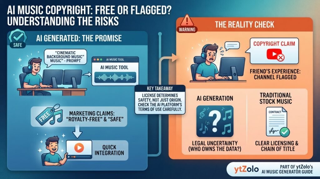 Is AI-Generated Music Copyright Free? A Creator's Guide 2 ai music copyright free