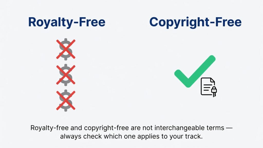 How to Create Royalty-Free Background Music with AI 2 difference between royalty free and copyright free ai music