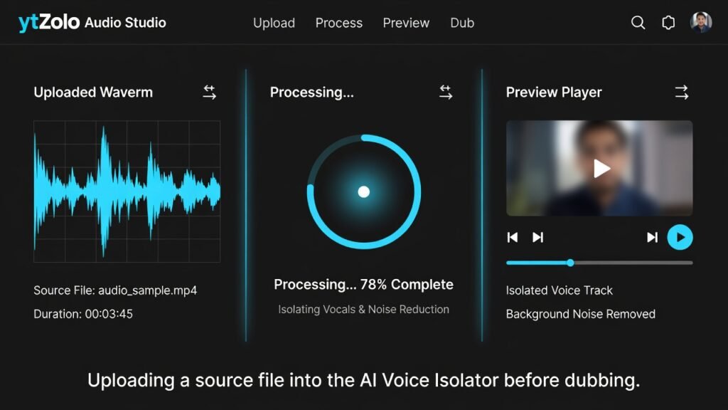 Voice Isolation for Video Dubbing: A Step-by-Step Workflow 4 voice isolation for dubbing
