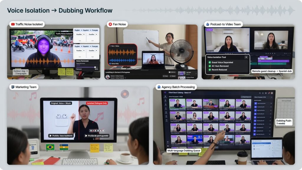 Voice Isolation for Video Dubbing: A Step-by-Step Workflow 8 voice isolation for dubbing