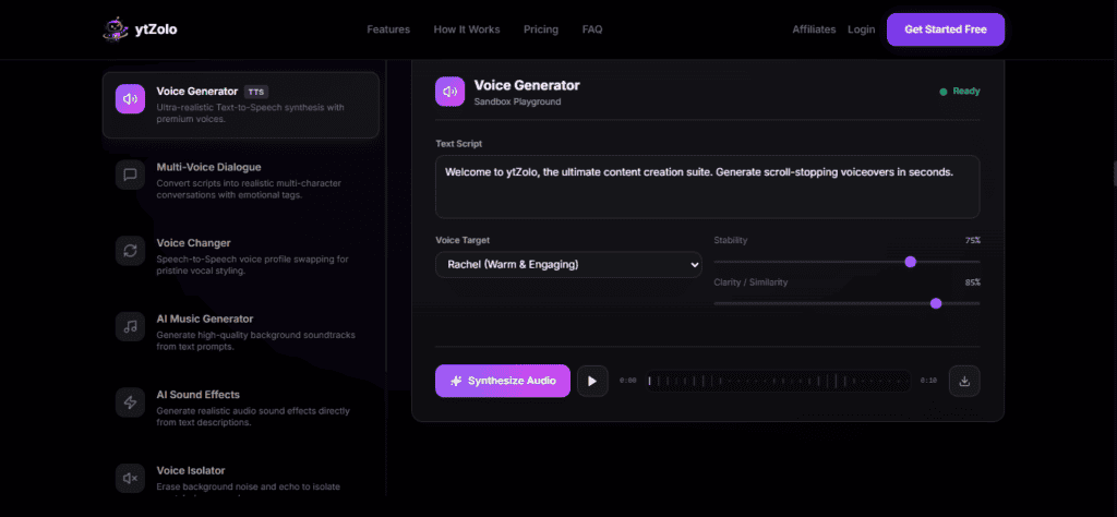 AI Dubbing Software: The Complete 2026 Buyer's Guide 4 ytzolo audio studio