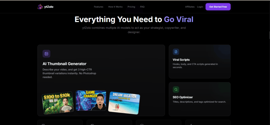 ytZolo vs Subscribr vs VidIQ: The Complete 2026 Comparison 2 ytzolo features